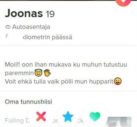 mit kirjoittaa tinder profiiliin|Tinder profiiliteksti – Mätsejä tuova tinder bio teksti。